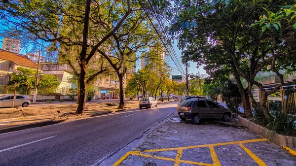 Trafego Veiculos Niteroi Rio Janeiro Brasil Normalmente Fluxo Tranquilo Nessa — Fotografia de Stock