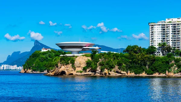 Niteroi Deki Çağdaş Sanat Müzesi Ünlü Brezilyalı Mimar Oscar Niemeyer — Stok fotoğraf