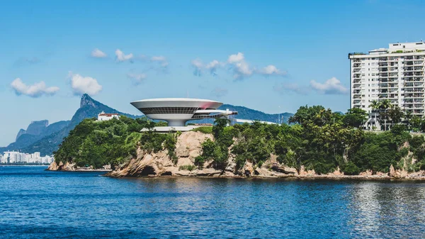 Niteroi Deki Çağdaş Sanat Müzesi Ünlü Brezilyalı Mimar Oscar Niemeyer — Stok fotoğraf