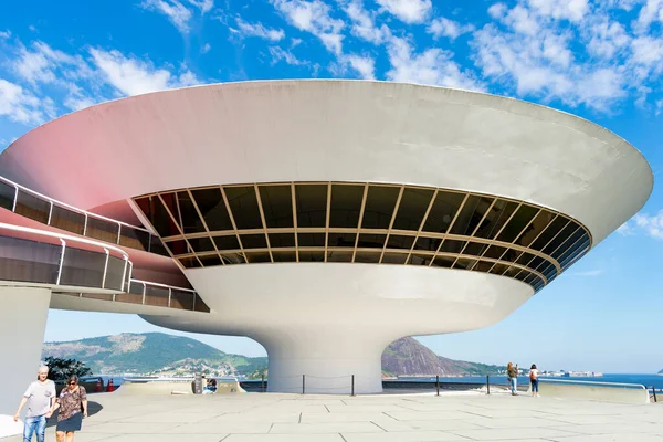 Niteroi Deki Çağdaş Sanat Müzesi Ünlü Brezilyalı Mimar Oscar Niemeyer — Stok fotoğraf