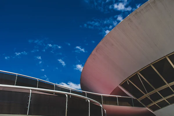 Het Museum Voor Hedendaagse Kunst Niteroi Ontworpen Door Beroemde Braziliaanse — Stockfoto