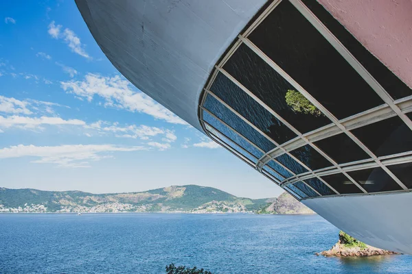 Museo Arte Contemporanea Niteroi Stato Progettato Dal Famoso Architetto Brasiliano — Foto Stock