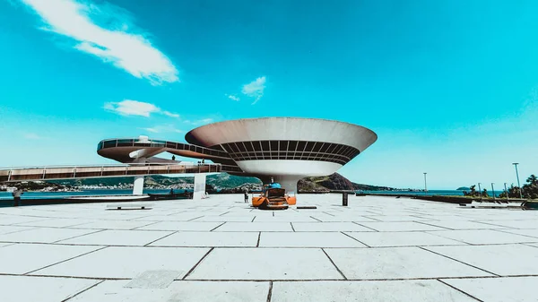 Museo Arte Contemporáneo Niteroi Fue Diseñado Por Reconocido Arquitecto Brasileño —  Fotos de Stock