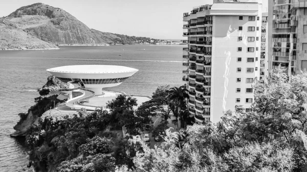 Музей Сучасного Мистецтва Нітрої Був Розроблений Відомим Бразильським Архітектором Оскаром — стокове фото