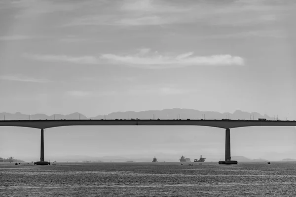 Presidente Costa Silva Bridge Better Known Rio Niteroi Bridge Longest — Stock Photo, Image