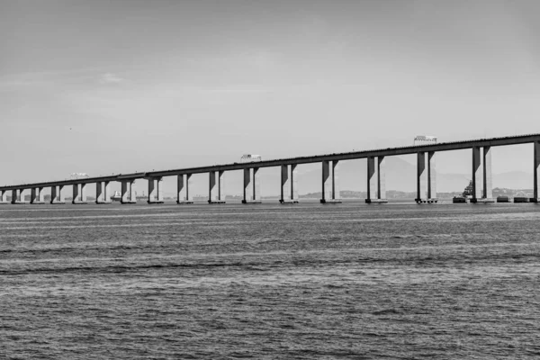 Presidente Costa Silva Bridge Better Known Rio Niteroi Bridge Longest — Stock Photo, Image