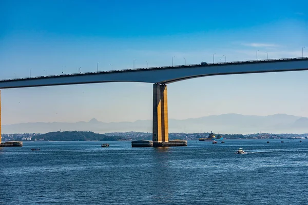 Ponte Presidente Costa Silva Mais Conhecida Como Ponte Rio Niterói — Fotografia de Stock