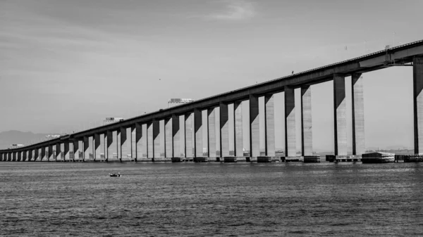 Ponte Presidente Costa Silva Mais Conhecida Como Ponte Rio Niterói — Fotografia de Stock