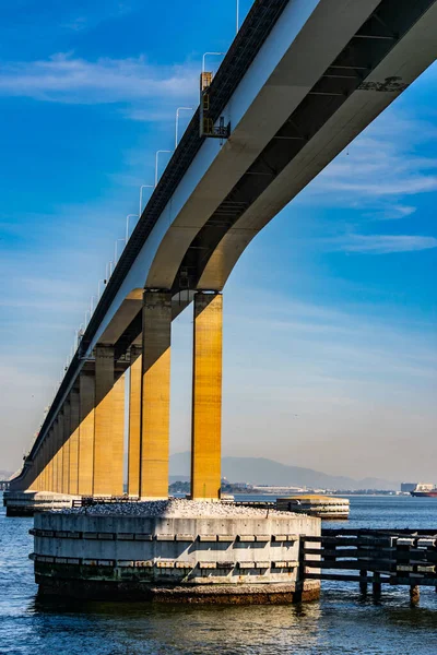 Elnök Costa Silva Híd Ismertebb Nevén Rio Niteroi Híd Leghosszabb — Stock Fotó