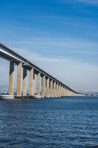 Elnök Costa Silva Híd Ismertebb Nevén Rio Niteroi Híd Leghosszabb — Stock Fotó