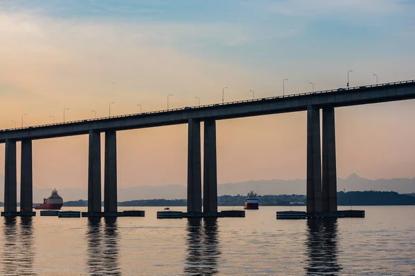 Most Presidente Costa Silva Lépe Známý Jako Most Rio Niteroi — Stock fotografie