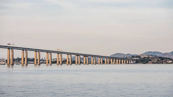 Elnök Costa Silva Híd Ismertebb Nevén Rio Niteroi Híd Leghosszabb — Stock Fotó