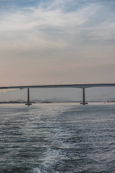 Presidente Costa Silva Bridge Better Known Rio Niteroi Bridge Longest — Stock Photo, Image