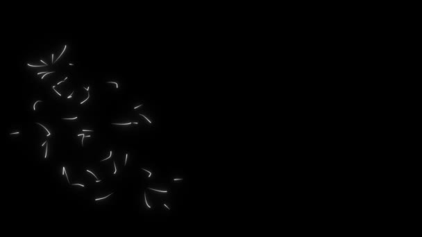 Neon flash rajz rózsák fekete háttér szöveggel a végén