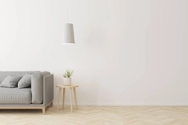 Interior Living Modern Mock Scene Empty Space Text — Stock Photo, Image