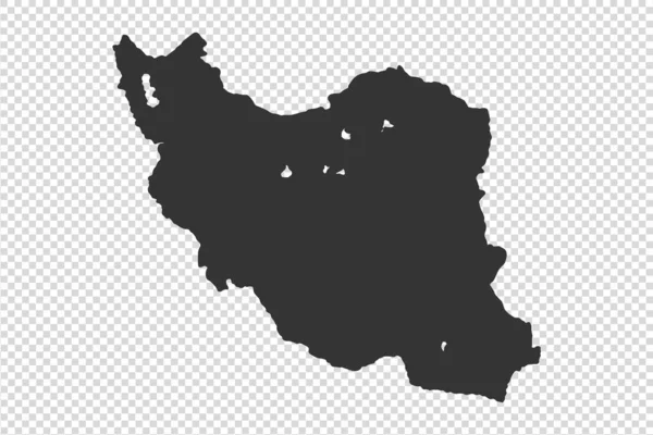 Χάρτης Ιράν Γκρι Τόνο Png Διαφανές Φόντο Εικονογράφηση Υφή Σύμβολα — Διανυσματικό Αρχείο