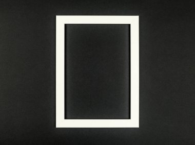 Boş resim çerçevesi mockup ile dokulu minimalist arka plan düz yatıyordu pastel renkli