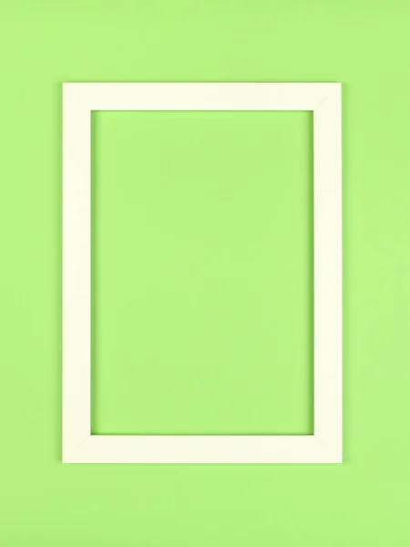 Prázdný Rámeček Obrázku Texturou Pastelové Barevné Pozadí Abstraktní Minimalistické Kompozice — Stock fotografie