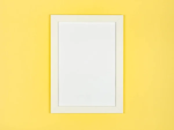 Abstraktní Prázdný Obrázek Rámeček Plochého Ležela Texturou Pastelové Barevné Papírové — Stock fotografie