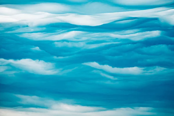 Schöne Wolken Auf Blauem Himmel Hintergrund Naturwetter Wolkenblauer Himmel — Stockfoto