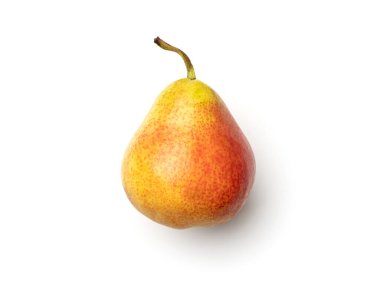 Armut, beyaz arka planda izole edilmiş. Üst Manzara. Düz yatıyordu