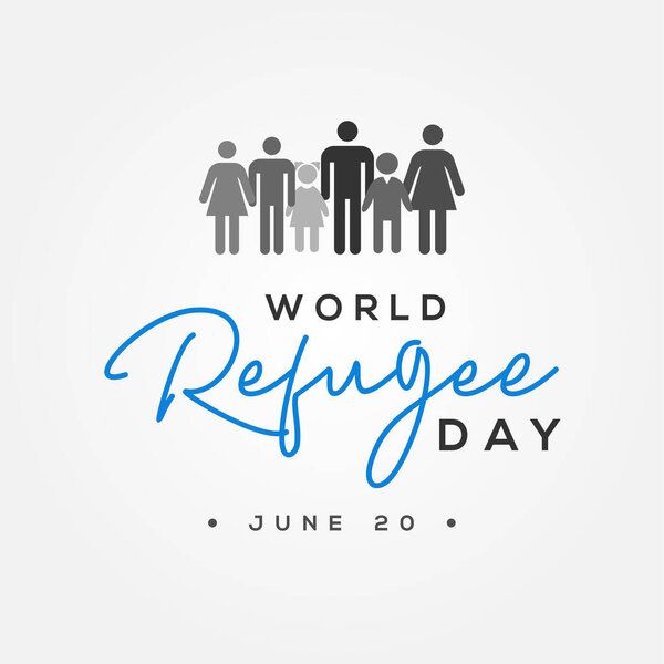 Refugee Day Vector Design Illustration