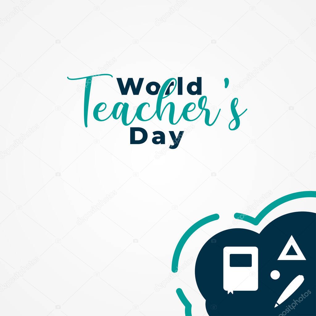 World Teacher Day Vector Design Illustration