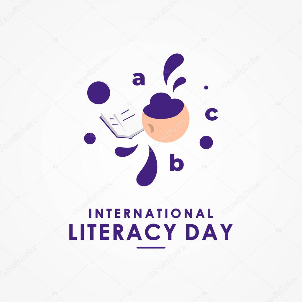 International Literacy Day Vector Design Illustration