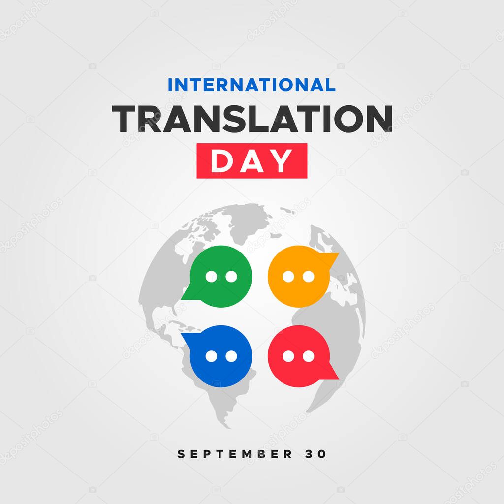 World Translation Day Vector Design Illustration