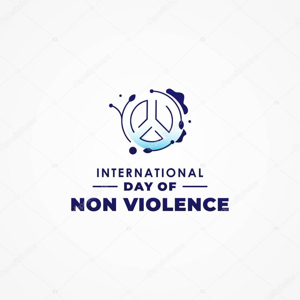 Non Violence Day Vector Design Illustration