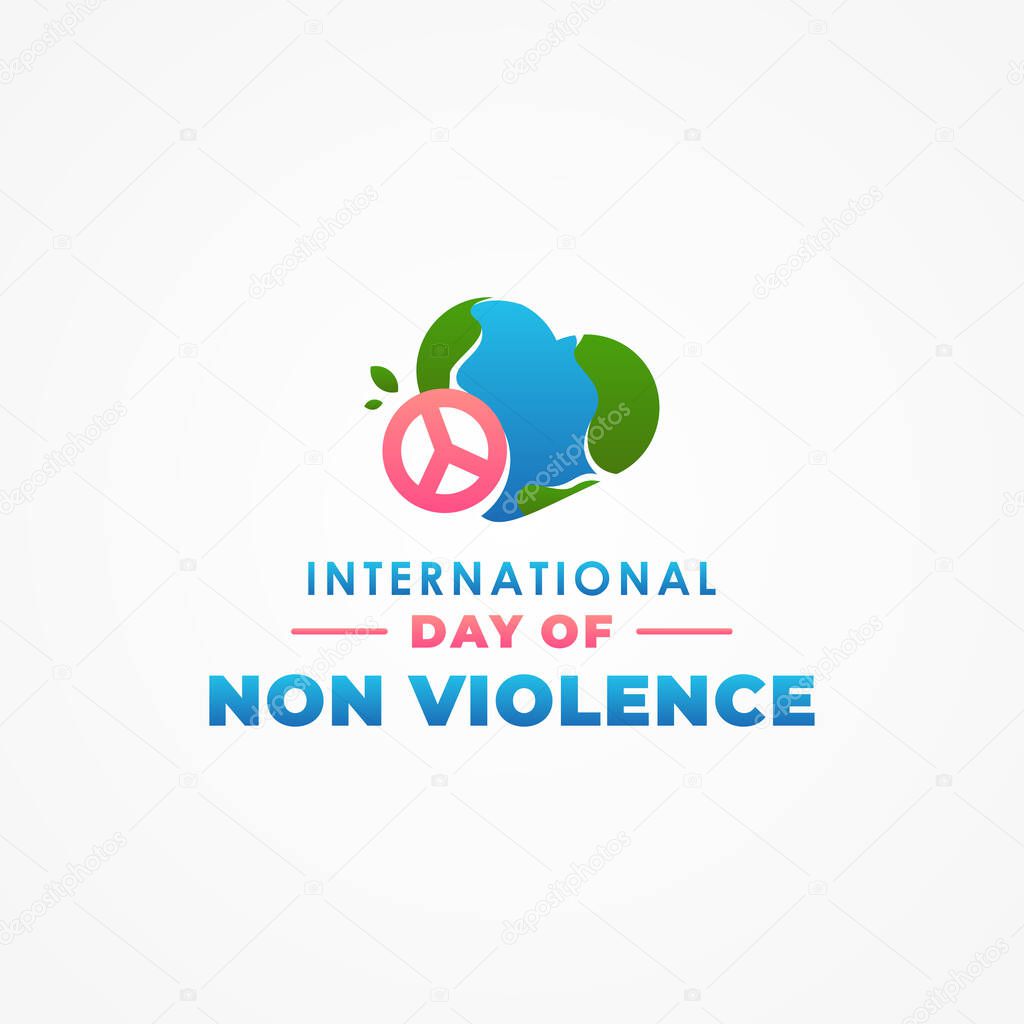 Non Violence Day Vector Design Illustration