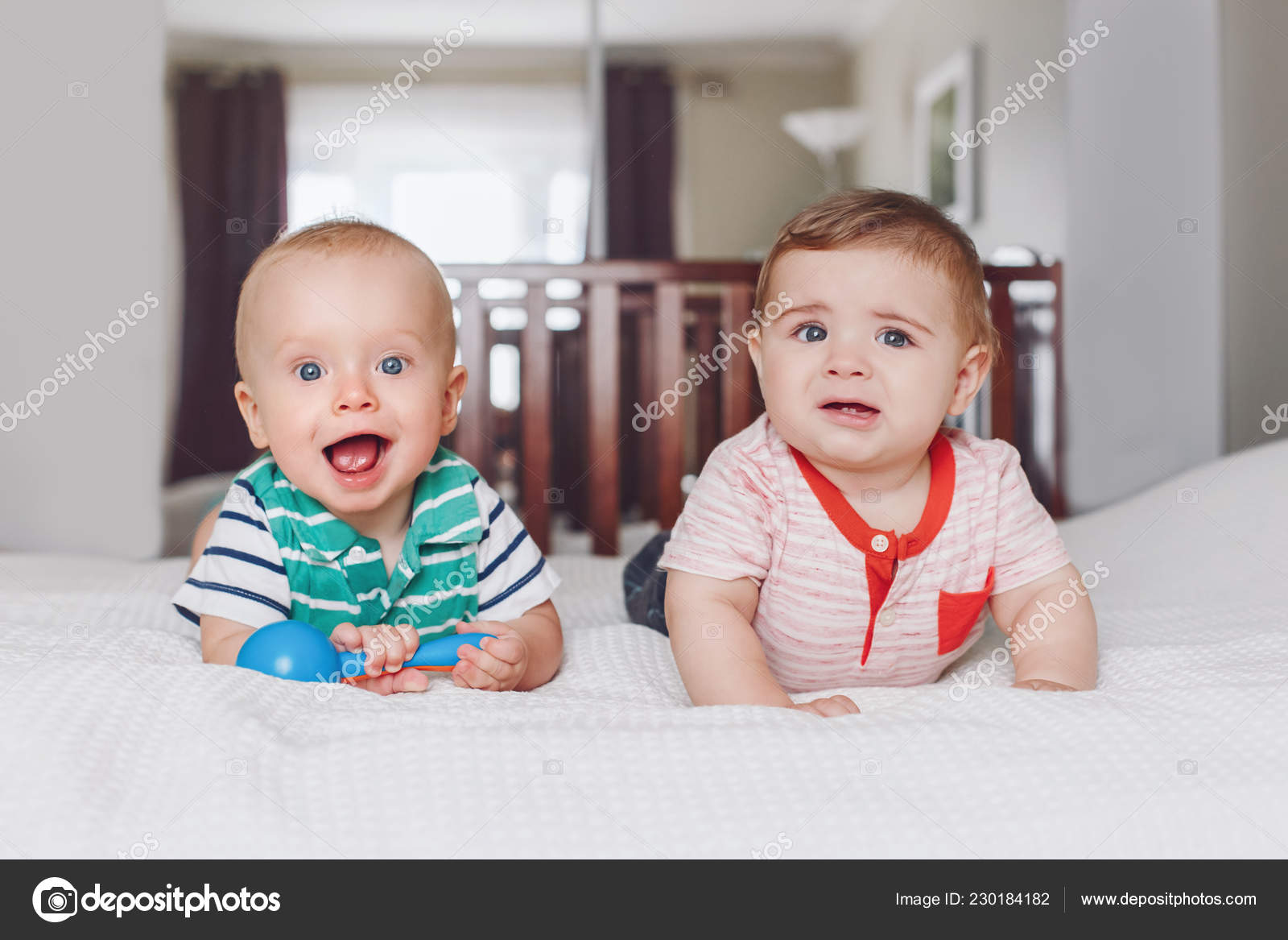 Group Portrait Two White Caucasian Cute Adorable Funny Baby Boys — Stock  Photo © AnoushkaToronto #230184182, image size:1600x1167