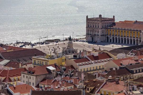 Прекрасний Вид Старе Місто Лісабон Португалія — стокове фото