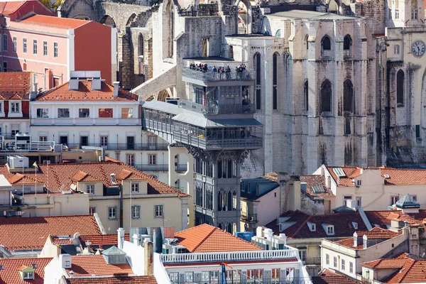 Hermosa Vista Ciudad Vieja Lisboa Portugal — Foto de Stock