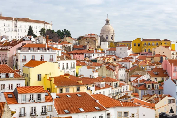 Wunderschöner Blick Auf Die Altstadt Von Lissabon Portugal — Stockfoto