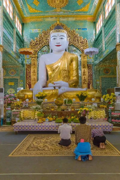Sagain Myanmar Ноября 2014 Года Min Thonze Pagoda Sagaing Мьянме — стоковое фото