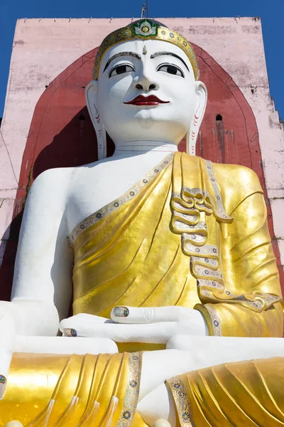 Quattro Volti Buddha Kyaikpun Buddha Bago Myanmar — Foto Stock