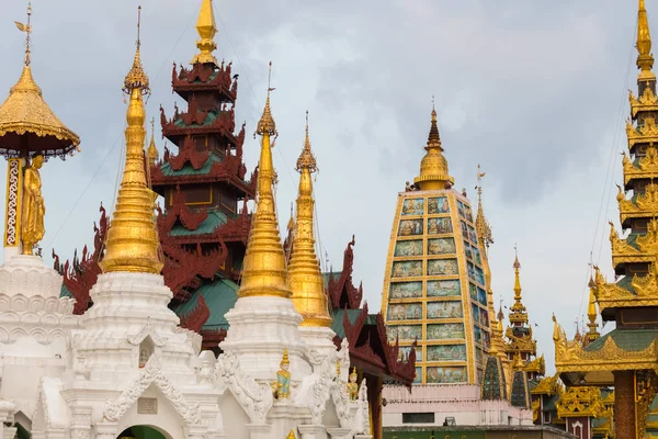Shwedagon Pagoda Rangún Myanmar —  Fotos de Stock