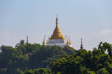 Sagain Hill, Mandalay, Myanmar yakınındaki görünümünü