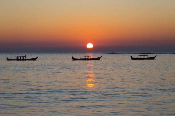 Ngapali Beach Sunset Myanmar — Stock Photo, Image