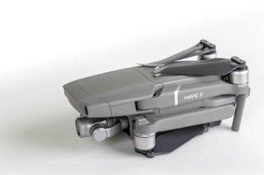 Rome, İtalya - 8 Eylül 2018: yeni Mavic 2 Zoom ile DJI indeks işlem yakın çekim fotoğrafı