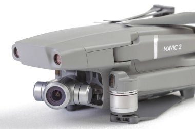 Rome, İtalya - 8 Eylül 2018: yeni Mavic 2 Zoom ile DJI indeks işlem yakın çekim fotoğrafı