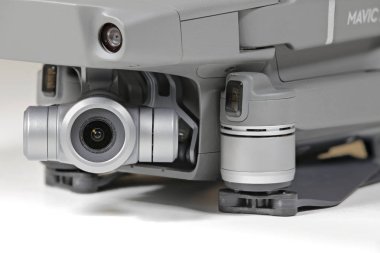 Rome, İtalya - 9 Eylül 2018: yeni Mavic 2 Zoom ile DJI indeks işlem yakın çekim fotoğrafı
