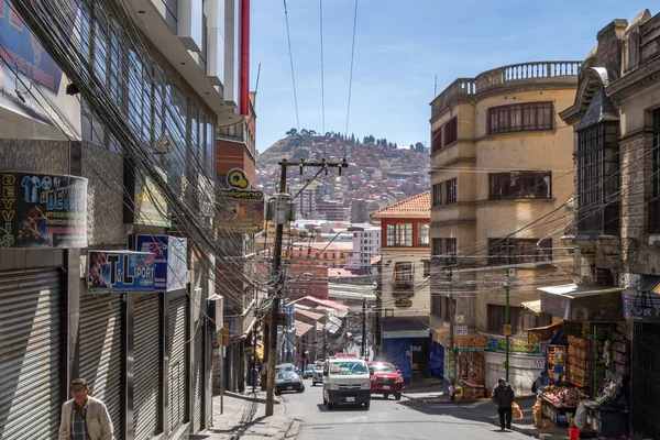 Paz Bolívia Setembro 2018 Vista Panorâmica Paz Bolívia Paz Capital — Fotografia de Stock