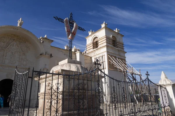 Chivay Pérou Septembre 2018 Église Catholique Plaza Armas Chivay Pérou — Photo