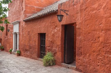 Santa Catalina Manastırı, dört yüzyıldan eski Arequipa, Peru 'daki dini sömürge anıtı.