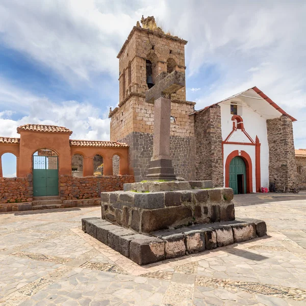 Kerk Van Santo Domingo District Chucuito Nabij Puno Peru — Stockfoto