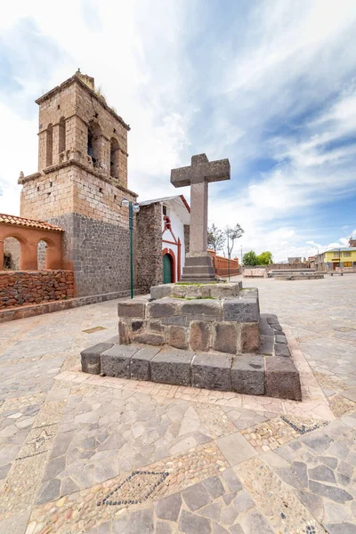 Iglesia Santo Domingo Distrito Chucuito Cerca Puno Perú —  Fotos de Stock