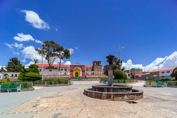 Iglesia Nuestra Señora Asunción Distrito Chucuito Cerca Puno Perú —  Fotos de Stock