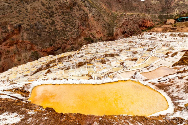 Salzteiche Maras Peru Seit Der Zeit Vor Inka Wird Maras — Stockfoto